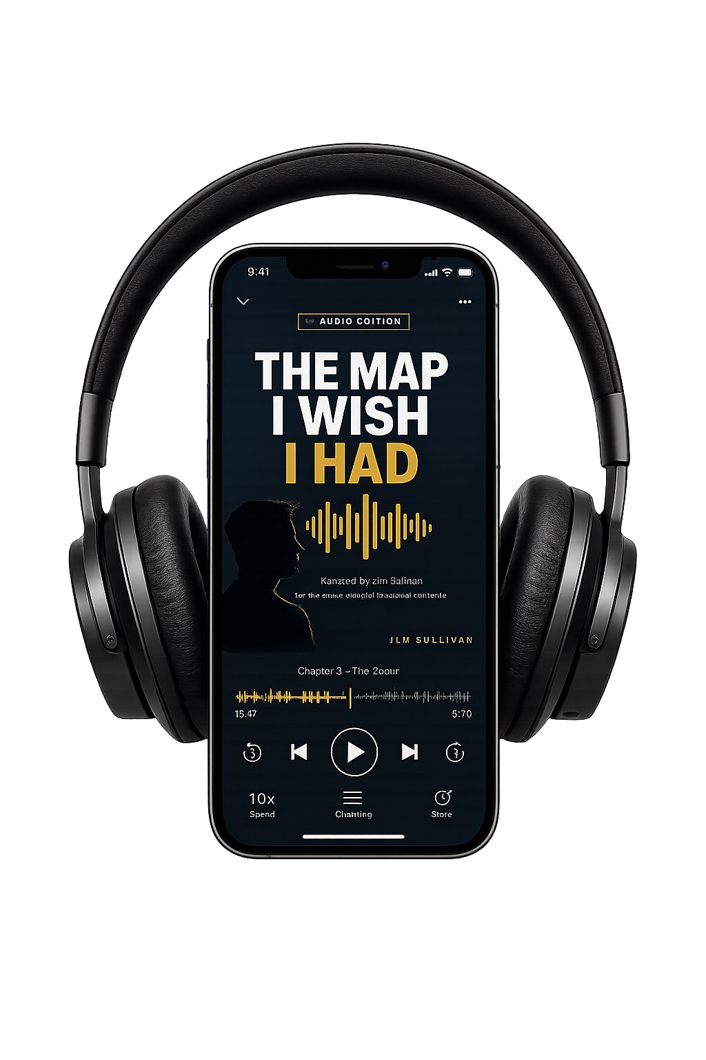 AudioBook "THE MAP I WISH I HAD"   — By Jim Sullivan - The same book. For the drive home, the gym, the quiet moments you need it most.